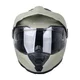 Kask motocyklowy enduro Flip-Up W-TEC Biscaia P/J - Czarny błyszczący