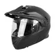 Kask motocyklowy enduro Flip-Up W-TEC Biscaia P/J - Czarny błyszczący - Czarny matowy