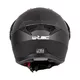 Kask motocyklowy enduro Flip-Up W-TEC Biscaia P/J - Czarny błyszczący