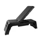 Step regulowany z funkcją ławki 2w1 inSPORTline AeroBench ∙ regulowana wysokość ∙ oparcie 0-80° ∙ nośność 150 kg - Czarny