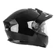 Kask motocyklowy enduro Flip-Up W-TEC Biscaia P/J - Czarny błyszczący