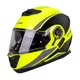 Kask motocyklowy pełny W-TEC Banelmeda - szaro-czarno-fluo żółty - Czarny-fluo żółty