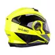 Kask motocyklowy pełny W-TEC Banelmeda - szaro-czarno-fluo żółty