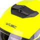 Kask motocyklowy pełny W-TEC Banelmeda - szaro-czarno-fluo żółty