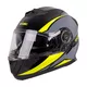 Kask motocyklowy pełny W-TEC Banelmeda - szaro-czarno-fluo żółty - szaro-czarno-fluo żółty