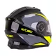 Kask motocyklowy pełny W-TEC Banelmeda - szaro-czarno-fluo żółty