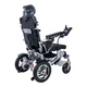 Elektryczny wózek inwalidzki inSPORTline Hawkie Evo II ∙ 700 W ∙ regulowane oparcie ∙ 130 kg - Srebrny