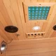 Sauna na podczerwień inSPORTline Mettsa 100 ∙ 4 promienniki ceramiczne ∙ chromoterapia 7 kolorów ∙ Bluetooth ∙ jonizator