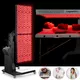 Panel LED do terapii światłem inSPORTline Supetar ∙ 300 diod RED + NIR ∙ timer i pilot ∙ montaż ścienny/stojak - Czarny