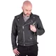 Męska skórzana kurtka motocyklowa W-TEC Brineo - OUTLET - Czarny matowy