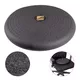 Poduszka masująca premium inSPORTline Bumy Sitpad Deluxe ∙ ø 33 cm ∙ wys. 6 cm ∙ max. 300 kg ∙ regulowana twardość ∙ PVC - Czarny - Czarny
