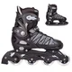 Uniwersalne regu­lo­walne łyżworolki inSPORTline Dornan ∙ unisex ∙ kauczuk ∙ 2w1 ∙ MicroLock ∙ ComfortFit