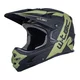 Kask downhillowy W-TEC Richpike ∙ full face ∙ 14 otworów wentylacyjnych ∙ regulowany daszek ∙ skorupa ABS ∙ lekki ∙ podwójne zapięcie - Różowa etykieta na czarnym - Moss Forest