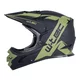 Kask downhillowy W-TEC Richpike ∙ full face ∙ 14 otworów wentylacyjnych ∙ regulowany daszek ∙ skorupa ABS ∙ lekki ∙ podwójne zapięcie - Różowa etykieta na czarnym