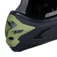 Kask downhillowy W-TEC Richpike ∙ full face ∙ 14 otworów wentylacyjnych ∙ regulowany daszek ∙ skorupa ABS ∙ lekki ∙ podwójne zapięcie - Różowa etykieta na czarnym