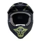 Kask downhillowy W-TEC Richpike ∙ full face ∙ 14 otworów wentylacyjnych ∙ regulowany daszek ∙ skorupa ABS ∙ lekki ∙ podwójne zapięcie - Różowa etykieta na czarnym