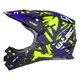 Kask downhillowy W-TEC Richpike ∙ full face ∙ 14 otworów wentylacyjnych ∙ regulowany daszek ∙ skorupa ABS ∙ lekki ∙ podwójne zapięcie - Różowa etykieta na czarnym