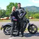 Kask motocyklowy 2w1 W-TEC NK-850 otwierany ∙ blenda przeciwsłoneczna - Biały błyszczący