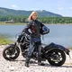 Kask motocyklowy 2w1 W-TEC NK-850 otwierany ∙ blenda przeciwsłoneczna - Biały błyszczący