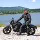 Kask motocyklowy 2w1 W-TEC NK-850 otwierany ∙ blenda przeciwsłoneczna - Biały błyszczący