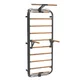 Wielofunkcyjna drabinka gimnastyczna inSPORTline Wootkit 220×86 cm ∙ 8 szczebli ∙ nośność 150 kg ∙ stal/drewno bukowe ∙ drążek ∙ akcesoria