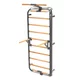 Wielofunkcyjna drabinka gimnastyczna inSPORTline Wootkit 220×86 cm ∙ 8 szczebli ∙ nośność 150 kg ∙ stal/drewno bukowe ∙ drążek ∙ akcesoria