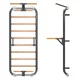 Wielofunkcyjna drabinka gimnastyczna inSPORTline Wootkit 220×86 cm ∙ 8 szczebli ∙ nośność 150 kg ∙ stal/drewno bukowe ∙ drążek ∙ akcesoria