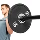 Zaciski olimpijskie na gryf inSPORTline Barcol 50 mm ∙ 2 szt. ∙ nylon/TPR ∙ zatrzask szybkomocujący ∙ antypoślizgowe ∙ czarne ∙ do sztangi