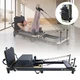 Reformer do pilatesu inSPORTline Comfolder EVO ∙ składany ∙ nośność 150 kg ∙ rama aluminiowa ∙ box w zestawie - Antracyt - Antracyt