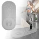 Mata do ćwiczeń inSPORTline Ampfinity 123x60x0,6 cm ∙ TPE ∙ antypoślizgowa ∙ amortyzująca wstrząsy ∙ tłumi hałas ∙ zaokrąglona - Fioletowy - Szary