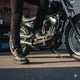 Buty motocyklowe męskie W-TEC Milwook ∙ skóra zamszowa ∙ membrana wodoodporna ∙ ochrona kostek ∙ oddychające - Szaro-czarny