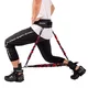 Ekspander do nóg i tułowia inSPORTline Striker Jump ∙ opór 16-64 kg ∙ 4 elastyczne linki ∙ karabińczyki stalowe ∙ paski na kostki regulowane