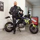Męskie spodnie motocyklowe W-TEC Aircross - Czarno-szary