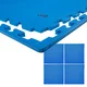 Mata fitness do ćwiczeń inSPORTline EVA40 200x200x1 cm ∙ modułowa z 4 części ∙ eva gęstość 40 kg/m³ ∙ wodoodporna - Czerwony