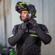 Kask motocyklowy szczękowy W-TEC Vexamo z blendą - Czarno-zielony