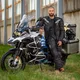 Męska kurtka motocyklowa W-TEC Kamicer - Czarno-czerwony