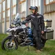 Kask motocyklowy szczękowy W-TEC Vexamo z blendą - Czarno-zielony