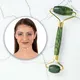 Roller do twarzy Gua Sha inSPORTline Siarto ∙ jadeit naturalny ∙ lifting ∙ drenaż ∙ poprawa krążenia