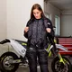 Damska kurtka motocyklowa W-TEC Progair Lady - Czarno-różowy