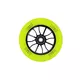 Kółka do hulajnogi LMT S Wheel 110 mm z łożyskami ABEC 9 - Czarny/Czarny - Czarno-zielony