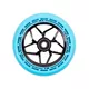 Kółka do hulajnogi LMT L Wheel 115 mm z łożyskami ABEC 9 - Czarno-biały - Czarno-niebieski