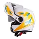 Kask motocyklowy szczękowy z blendą W-TEC Vexamo PI Graphic z Pinlockiem - Black Graphic