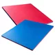 Mata puzzle fitness tatami na podłogę ochronna inSPORTline Malmeida 100x100x4 cm - czerwono-niebieski, wzór słomkowy