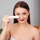 Urządzenie do masażu oczu inSPORTline Eyewish ∙ radiofrekwencja + wibracje 12 000 obr/min ∙ złota głowica ∙ efekt kolagenowy