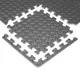 Mata antypoślizgowa puzzle inSPORTline Famkin ∙ 12 elementów 30×30×1,2 cm ∙ materiał PE ∙ obciążenie max 120 kg ∙ z krawędziami - Szary