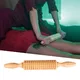 Drewniany wałek/roller do masażu inSPORTline Marlee 600 ∙ zębata powierzchnia ∙ uchwyty ergonomiczne ∙ drenaż limfatyczny