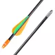 Zestaw łuczniczy inSPORTline Hizza ∙ klasyczny łuk 15 lbs ∙ 2 strzały z włókna szklanego ∙ tarcza 40 cm ∙ ergonomiczny uchwyt - Czarny