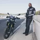 Męska kurtka motocyklowa W-TEC Burdys Evo - Czarno-szaro-czerwony