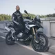 Skórzane rękawice motocyklowe W-TEC Flanker - Czarny