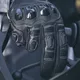 Skórzane rękawice motocyklowe W-TEC Flanker - Czarny